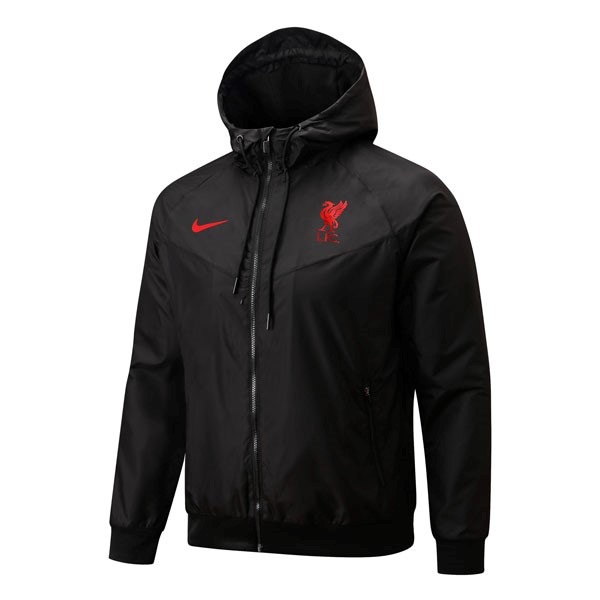 Windjacke Liverpool 2022-23 Schwarz